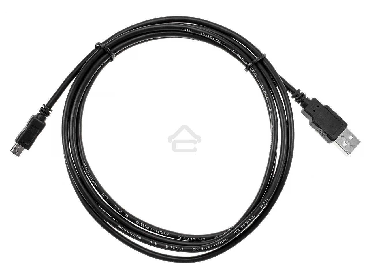 Кабель USB 2.0 A-->mini-B 5P (1.8 м) черный, Telecom TC6911BK-1.8M