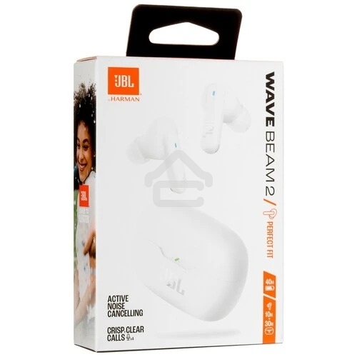 Наушники JBL Wave Beam 2 белый