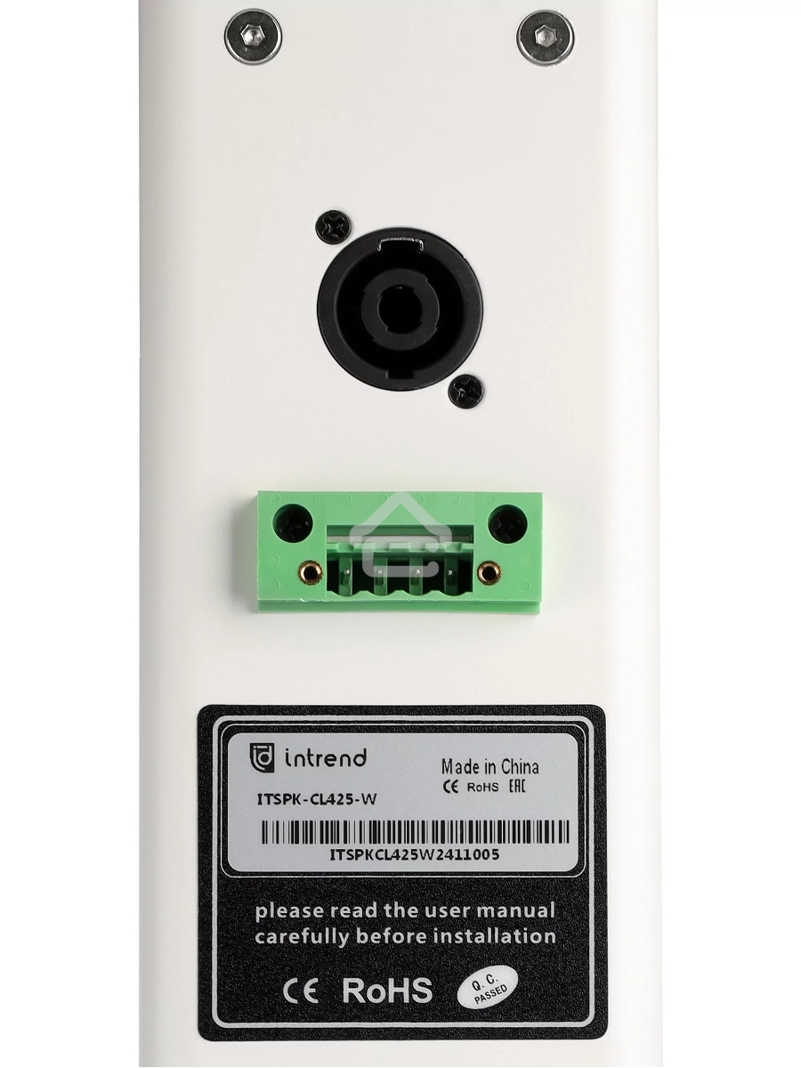 Звуковая колонна Intrend [ITSPK-CL425-W] пассивная, 4x2.5