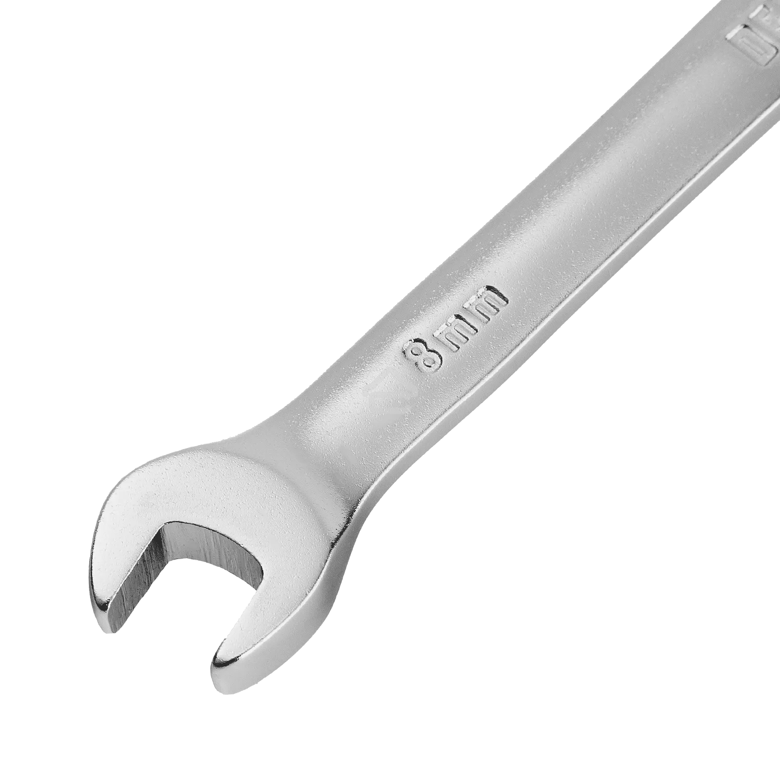 Ключ комбинированный трещоточный Denzel 14702 8 мм, CrV, матовый хром