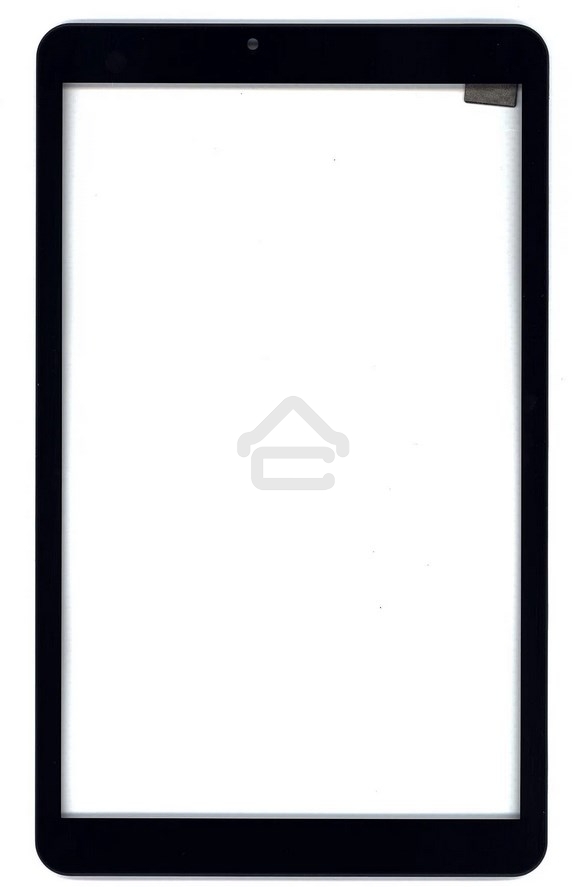 Сенсорное стекло (тачскрин) для Irbis TZ172, черное с рамкой