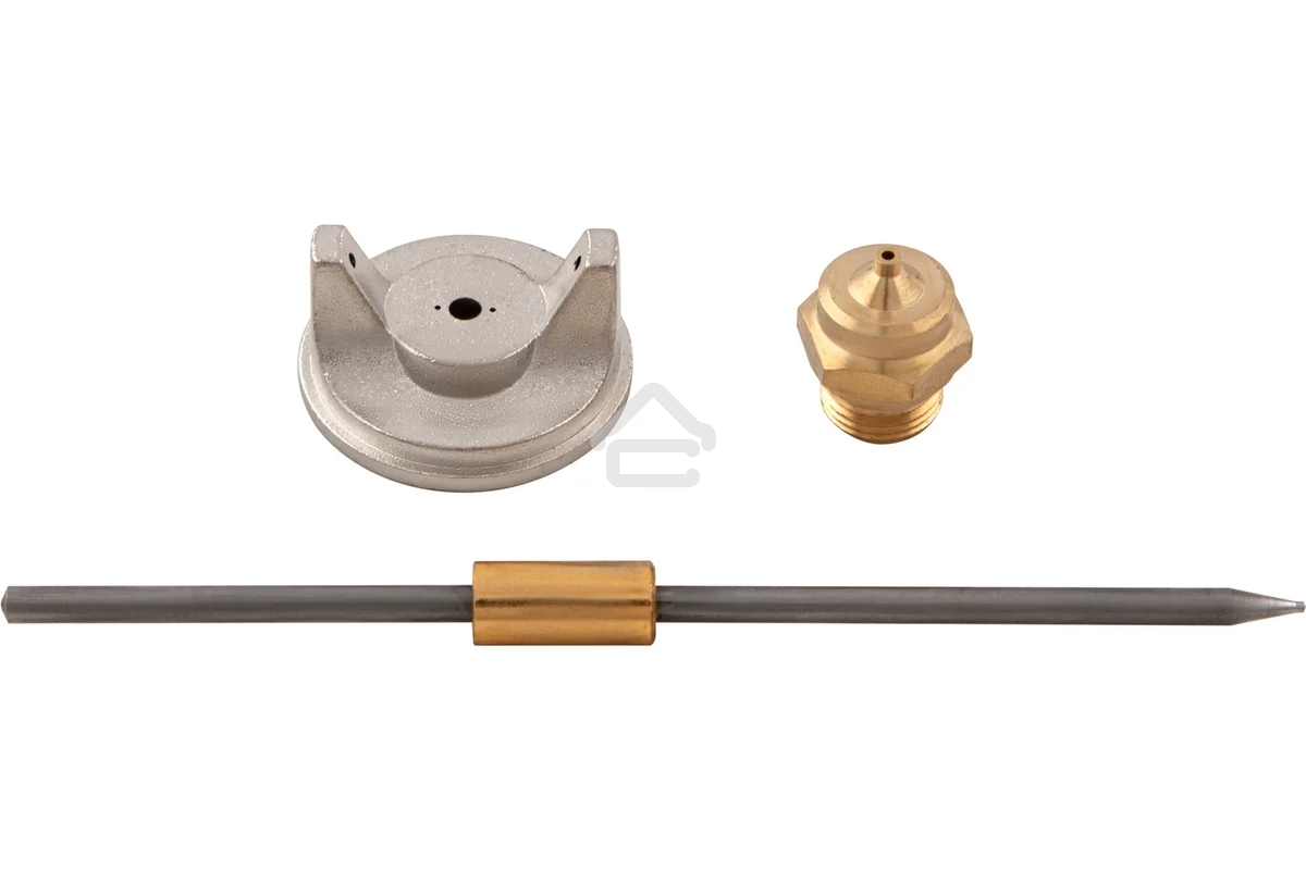 Краскопульт пневматический Matrix краскораспылитель пневмат. с верхним бачком v=1.0л + сопла