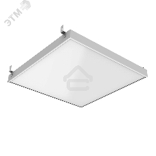 Светильник светодиодный встраиваемый Грильято 30Вт 4000К 588x588x50мм опал планки DALI EM