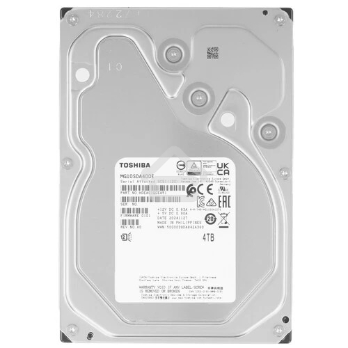 Жесткий диск Toshiba Enterprise MG10SDA400E 4Tb HDD 3.5