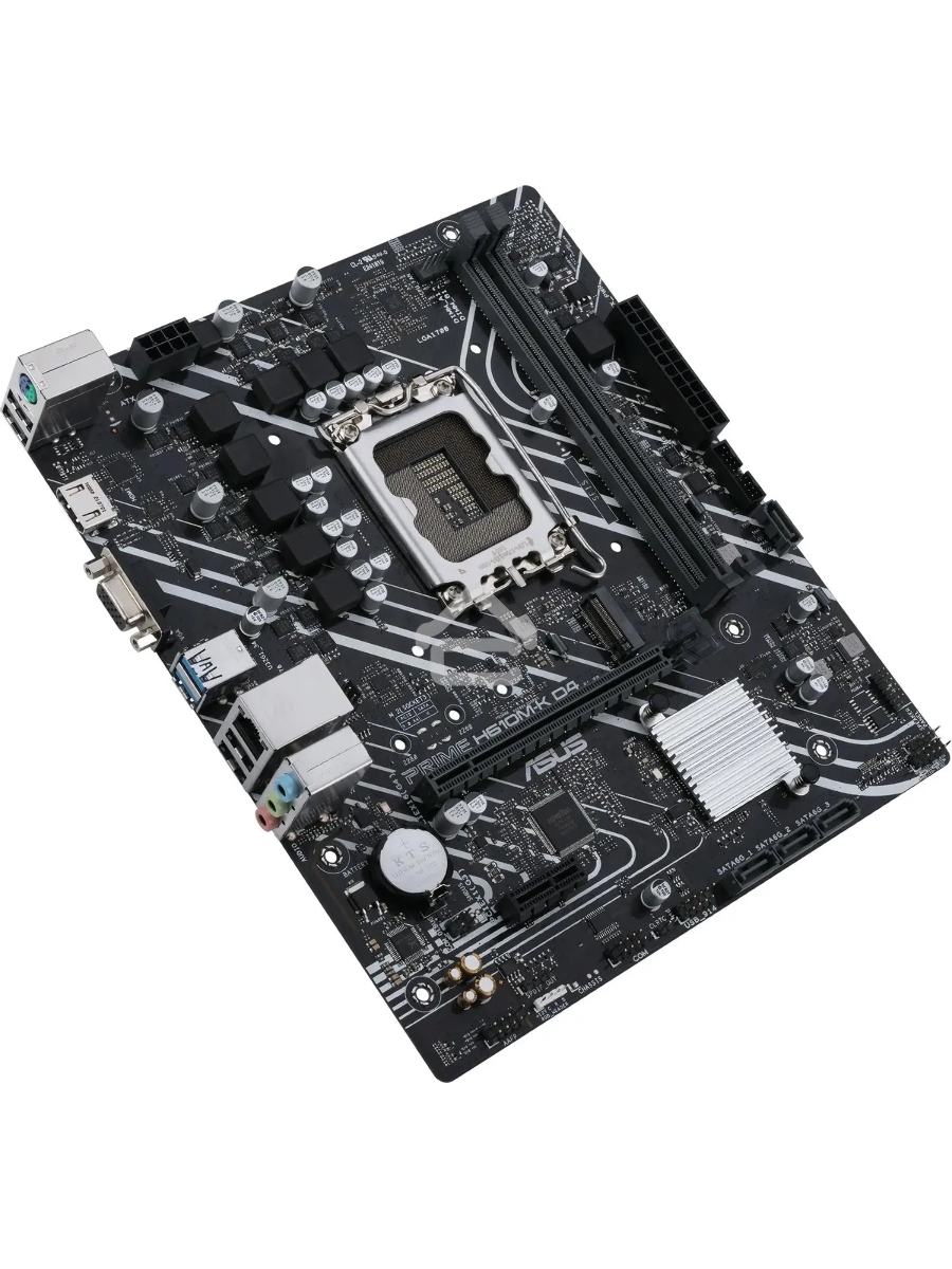 Материнская плата ASUS PRIME H610M-K D4 ARGB, LGA 1700, Intel H610, 2xDDR4, 4xSATA, 1xM.2, 1xPCIe 4.0 x16, 1xHDMI, 1x1Gb LAN, 2xUSB 5Gbps, 4xUSB 2.0, 7.1, mATX