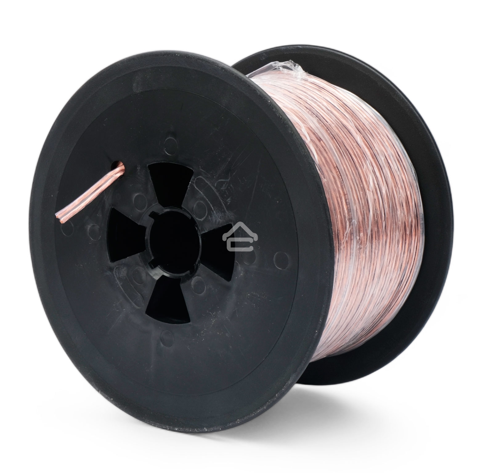 Акустический кабель Power Cube, 2*1,0, 100M, прозрачный, на катушке