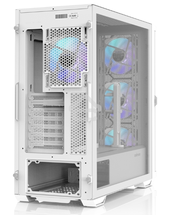 Компьютерный корпус MidiTower Zalman Z10 DUO White (без блока питания) (Zalman Z10 DUO White)