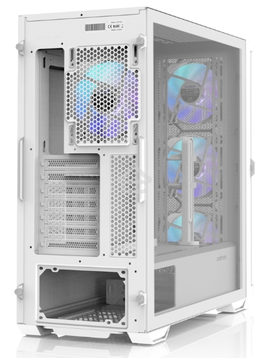 Компьютерный корпус MidiTower Zalman Z10 DUO White (без блока питания) (Zalman Z10 DUO White)