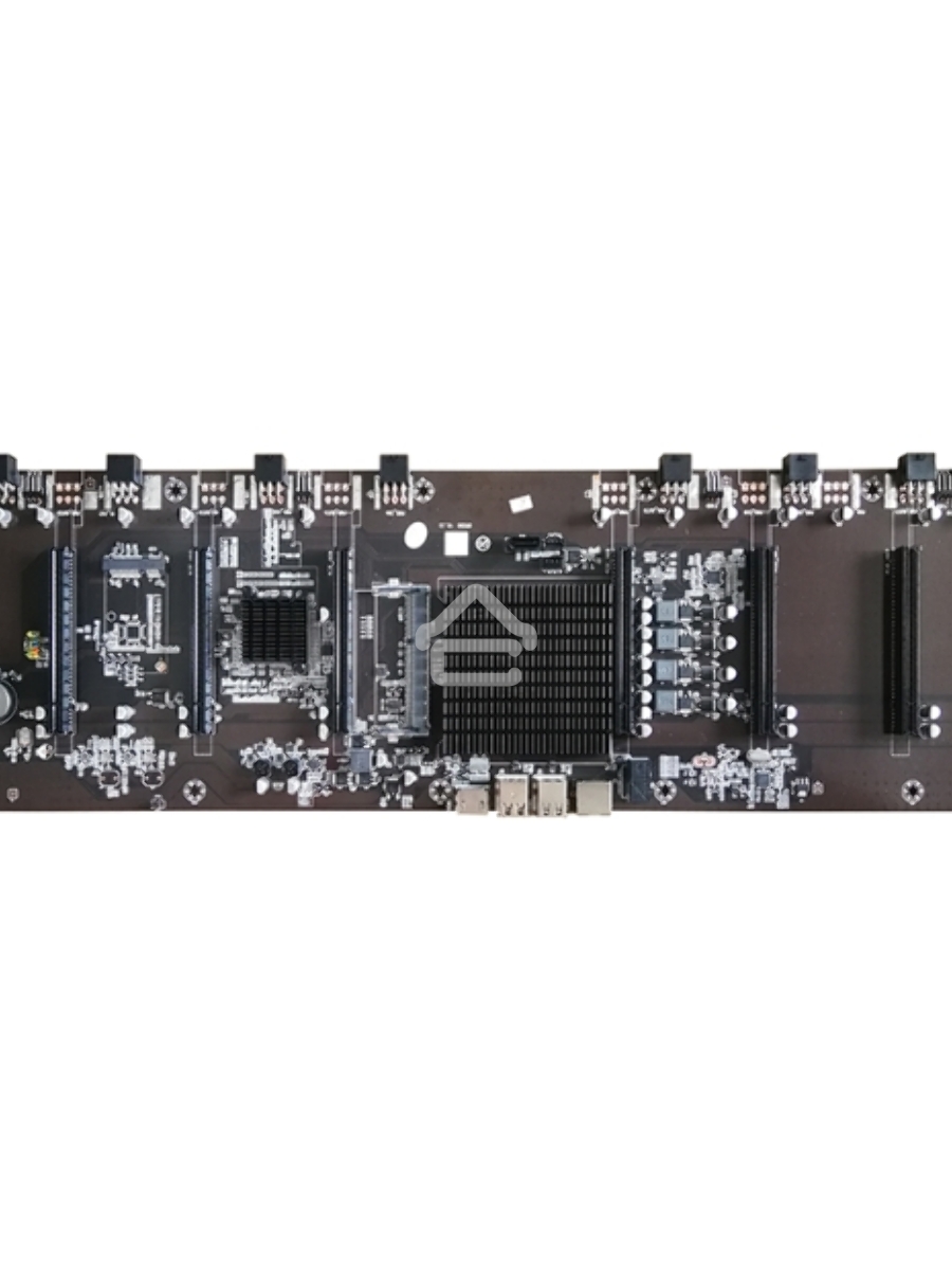 Материнская плата с ЦПУ AFOX AFHM65-ETH8EX, Intel Celeron 847, Intel HM65, 1xDDR3L, 1xSATA, 1xmini-SATA, 8xPCIe 2.0 x16, 1xHDMI, 1x 100Mb LAN, 4xUSB 2.0, проприетарный