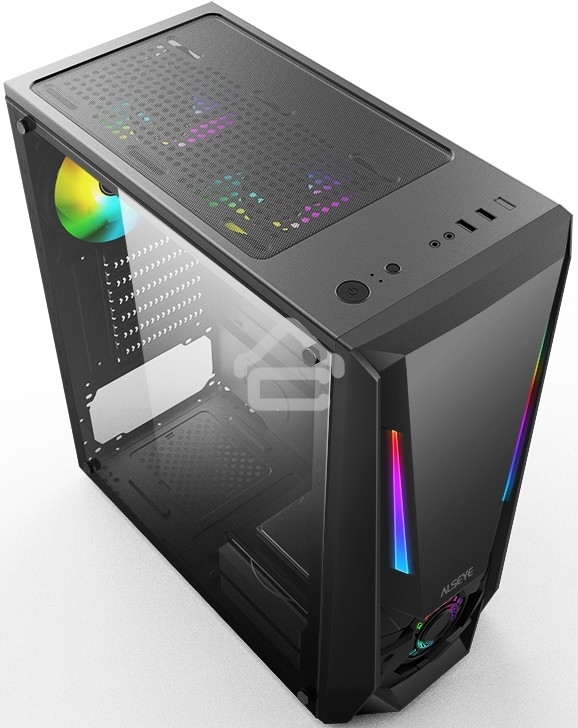 Компьютерный корпус ALSEYE Reactor-B Mini-ITX/Micro ATX/ATX, USB 2.0*2+HD Audio+USB 3.0*1 USB 2.0*2+HD Audio+USB 3.0*1