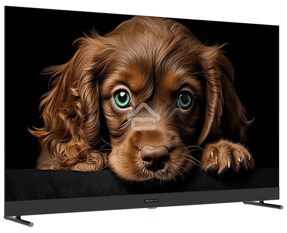 Телевизор Topdevice 50'' TDTV50DQ08U черный VA-QLED UHD 60Hz Smart 2/16Gb