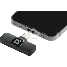 Петличный микрофон Defender Talky-137 wrls, черный, на прищепке, 1шт