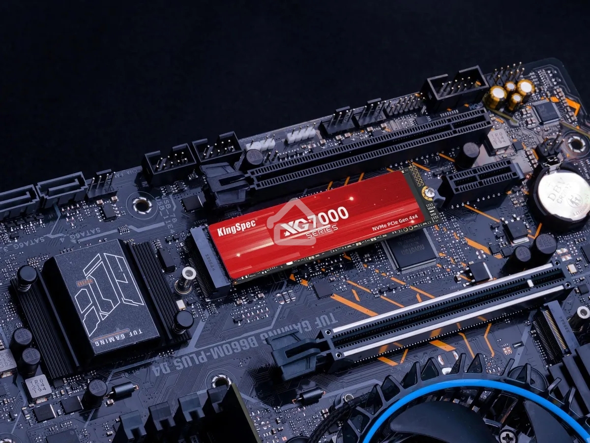 Накопитель SSD KingSpec XG7000, 1Tb, PCIe 4.0 x4, M.2 2280, NVMe, R/W 7400/6600