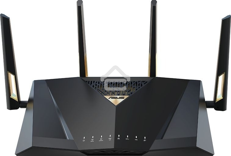 Маршрутизатор ASUS RT-BE88U, черный/желтый, 90IG08V0-MO3N0V