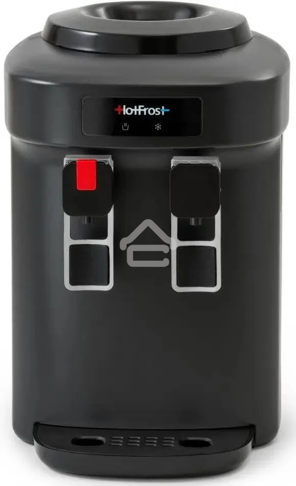 Кулер для воды HotFrost D65EN настольный, электронный, «push» - кран, черный