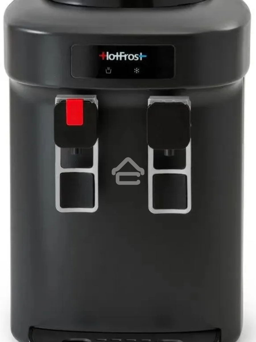 Кулер для воды HotFrost D65EN настольный, электронный, «push» - кран, черный