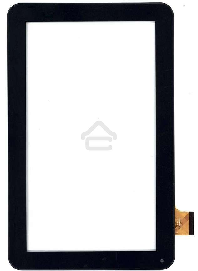 Сенсорное стекло (тачскрин) для Irbis TZ18, черное с рамкой