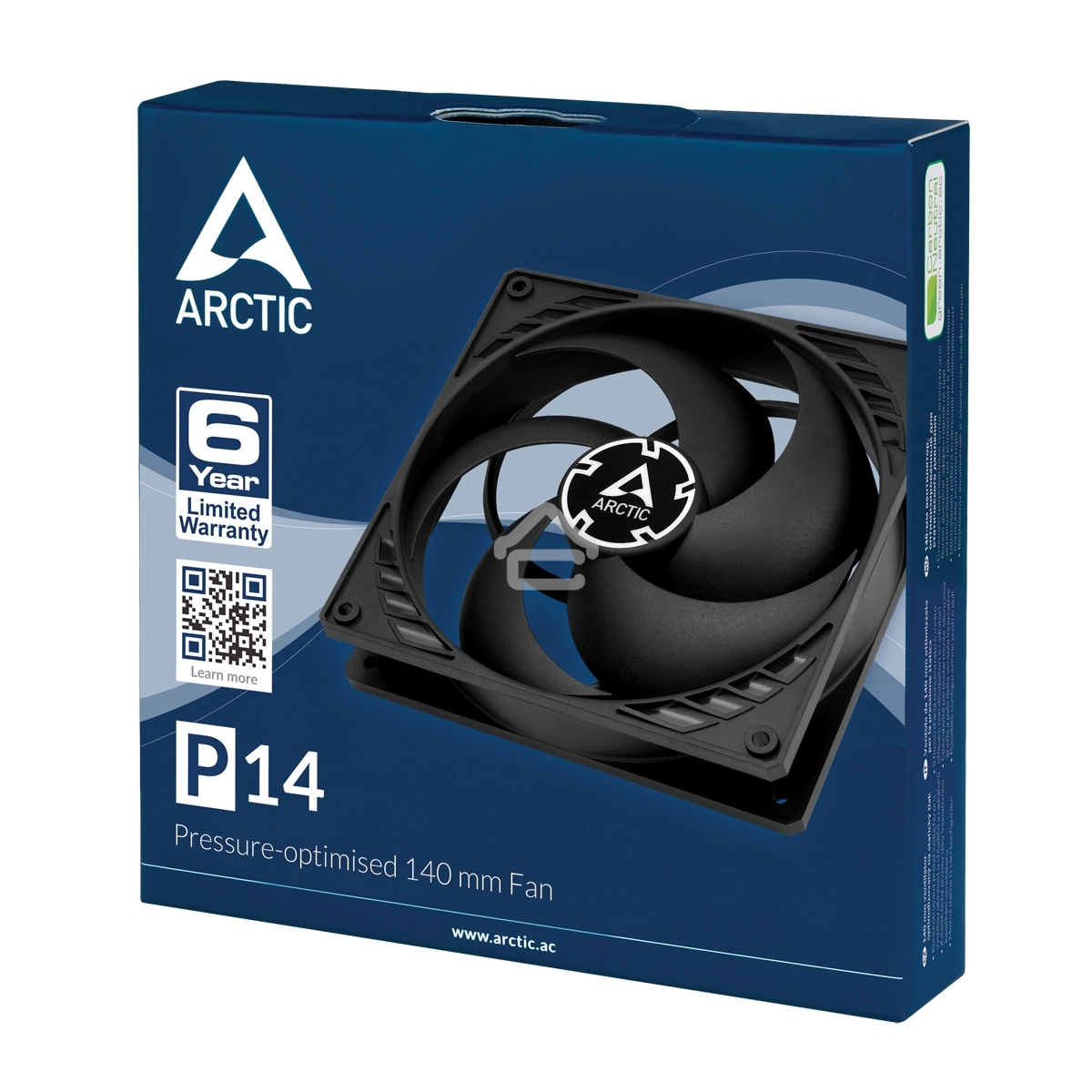 Вентилятор для корпуса Case fan ARCTIC P14 (черный) - retail (ACFAN00123A)