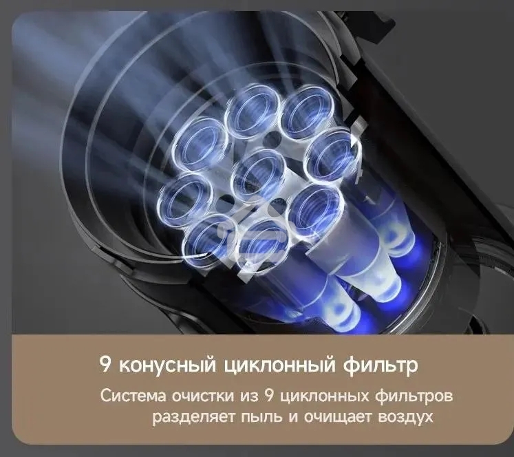 Пылесос ручной Deerma DEM-T30W Station серый/черный, питание от аккумулятора, 240 Вт, уборка сухая, пылесборник 0.56 л, работа от АКБ max 45 мин