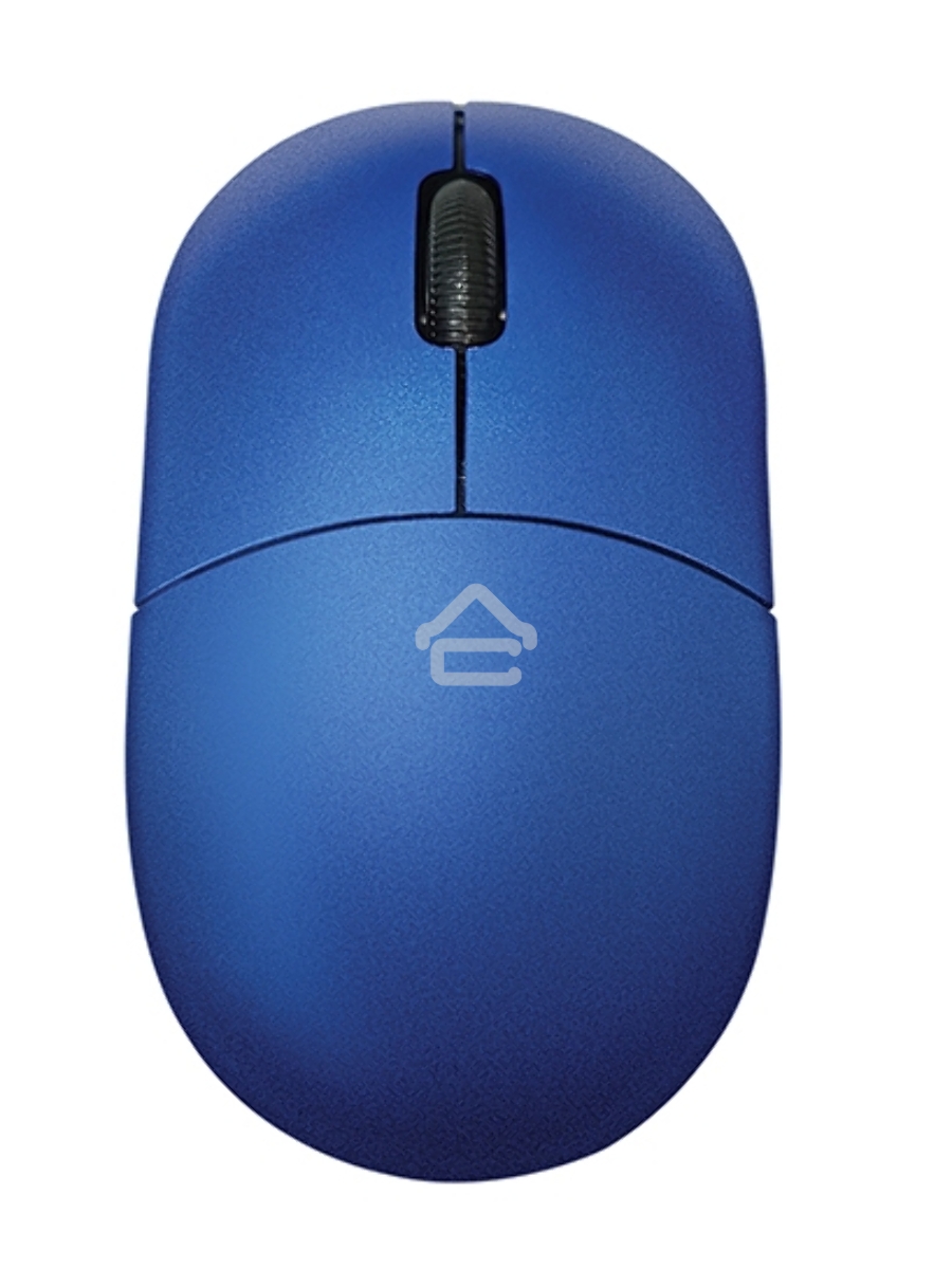 Мышь проводная Qumo Simple Office M92 синий, 1000 dpi, USB, кнопки - 3
