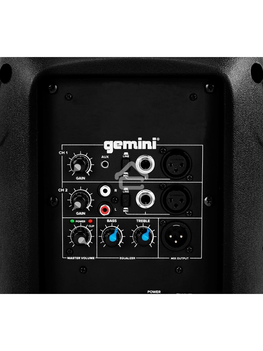 Акустическая система Gemini AS-2108P 2-х полосная, активная, 30 Вт, 0-20000 Гц, 8