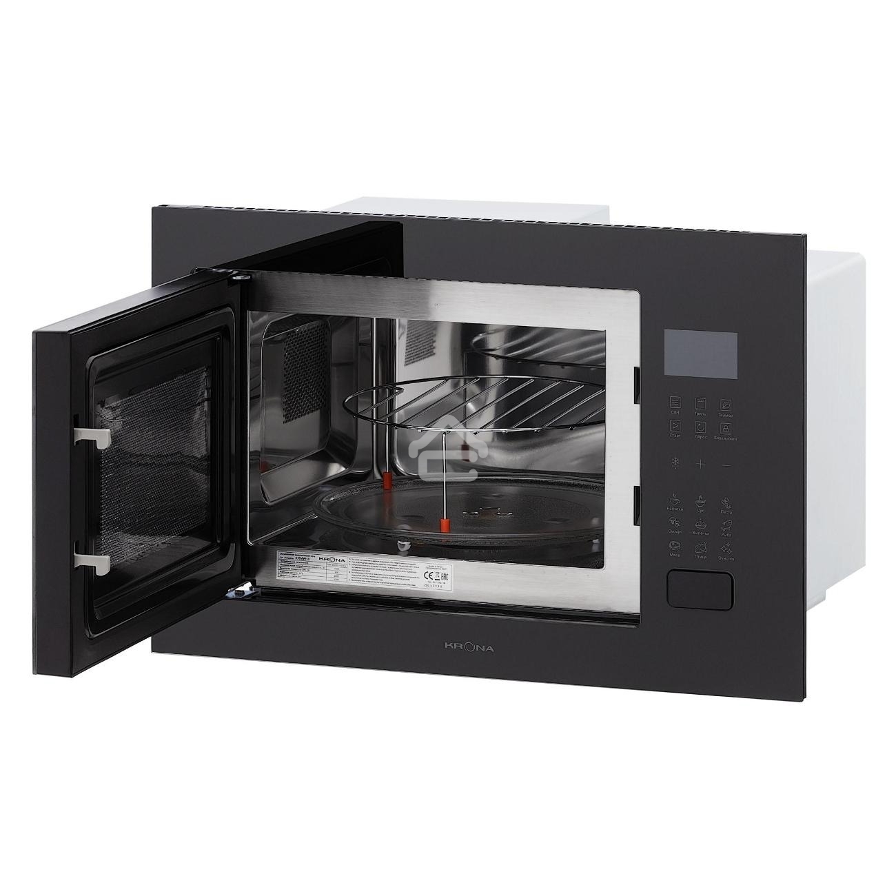 Встраиваемая микроволновая печь Krona REIN 60 BL черный