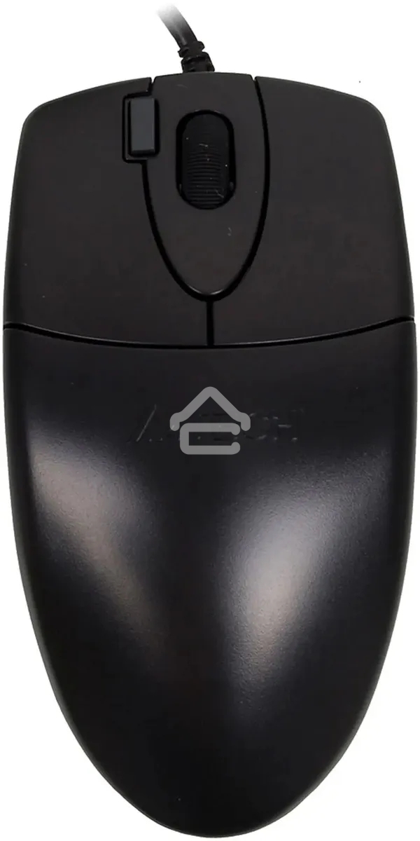 Мышь проводная A4Tech OP-620DS черный, 1000 dpi, USB, кнопки - 4