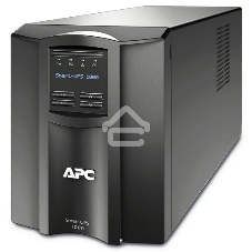Источник бесперебойного питания APC Smart-UPS 1000VA/700W, Line-Interactive, LCD, Out: 220-240V 8xC13 (4-Switched), SmartSlot, USB, SmartConnect, черный, 1 year warranty (REP: SMT1000I)
