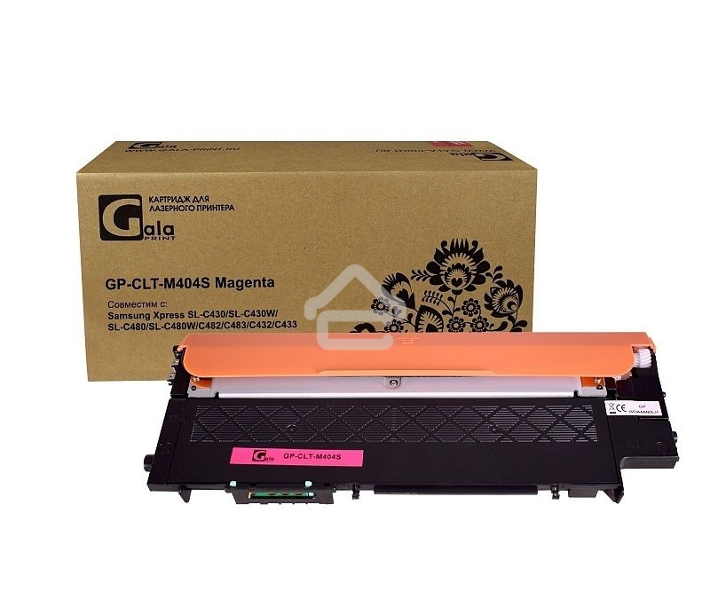 Картридж лазерный GalaPrint GP-CLT-M404S Magenta (1000 стр) для Samsung Xpress SL-C430/SL-C430W/SL-C480/SL-C480W/C482/C483/C432/C433