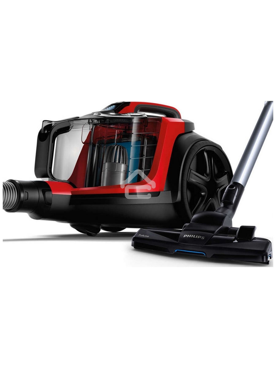 Пылесос Philips FC9728/01 красный/чёрный, 420/2000 Вт, уборка сухая, пылесборник контейнер, 2 л