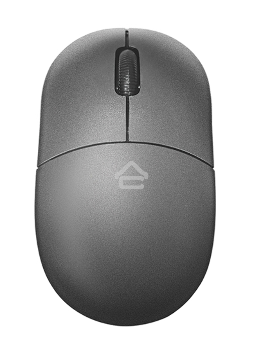 Мышь проводная Qumo Simple Office M92 серый, 1000 dpi, USB, кнопки - 3