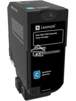 Картридж F+ imaging голубой 12000 стр. для Lexmark CS725, CX725 (аналог 74C5HCE)