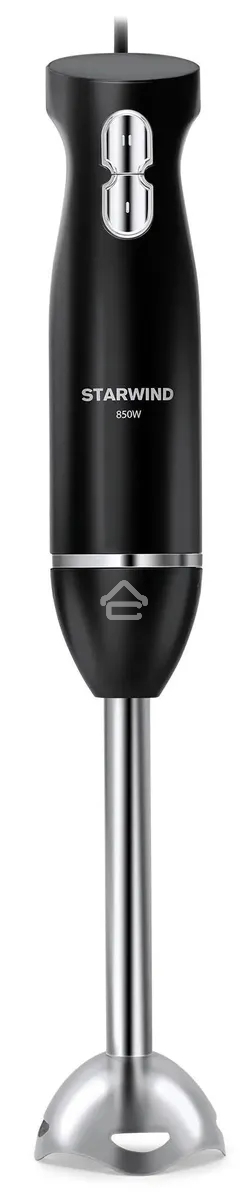Блендер погружной Starwind SBP2200 850 Вт, черный/серебристый