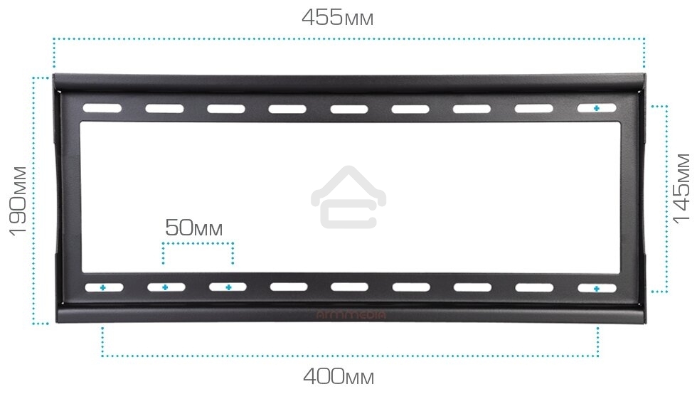 Кронштейн для телевизора Arm Media STEEL-4 черный 22