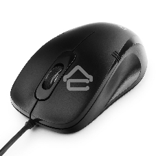 Мышь проводная Gembird MOP-110 черный, 1000 dpi, USB, кнопки - 3