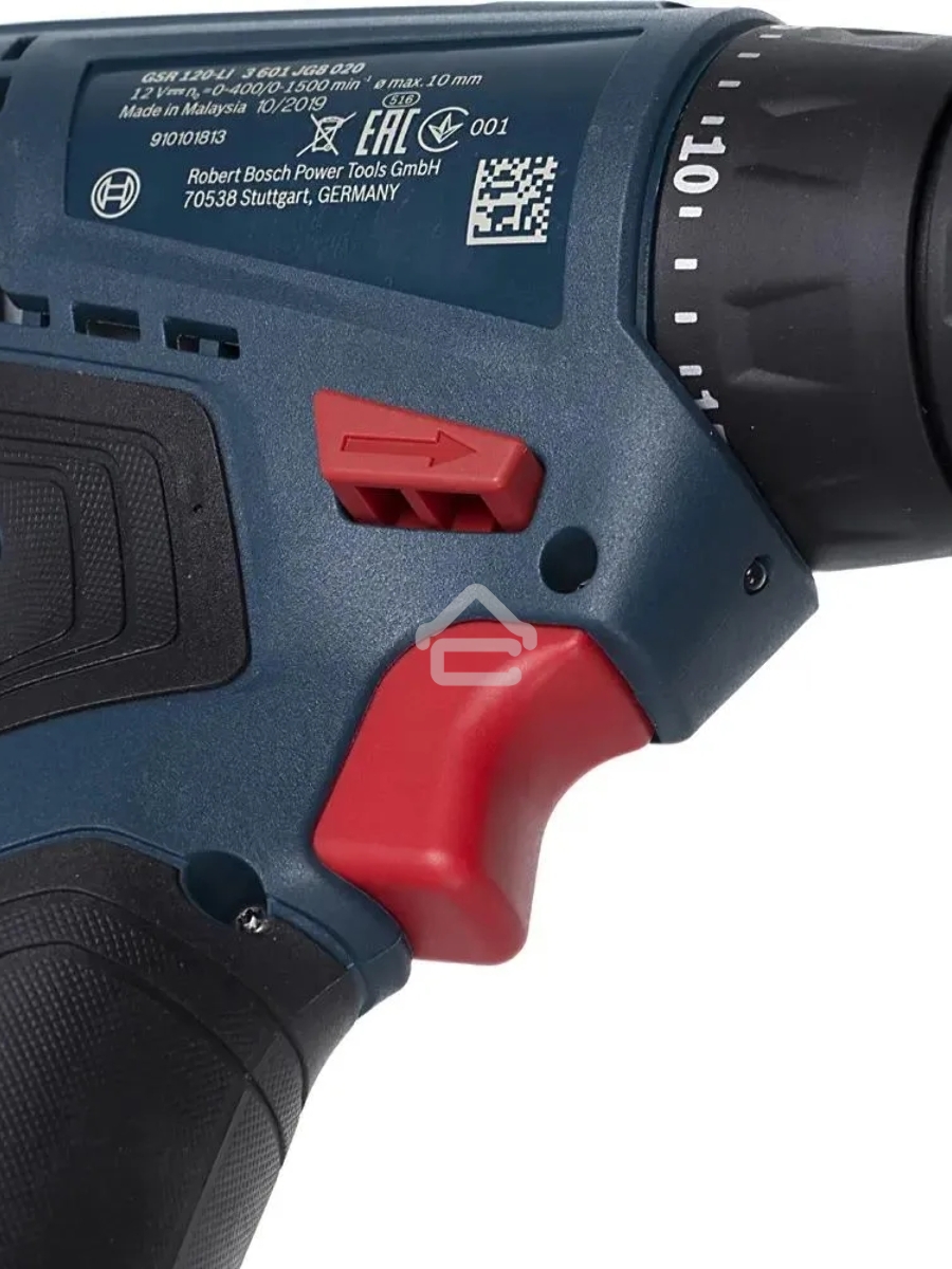 Дрель-шуруповерт Bosch GSR 120-LI Аккумуляторная, Кейс