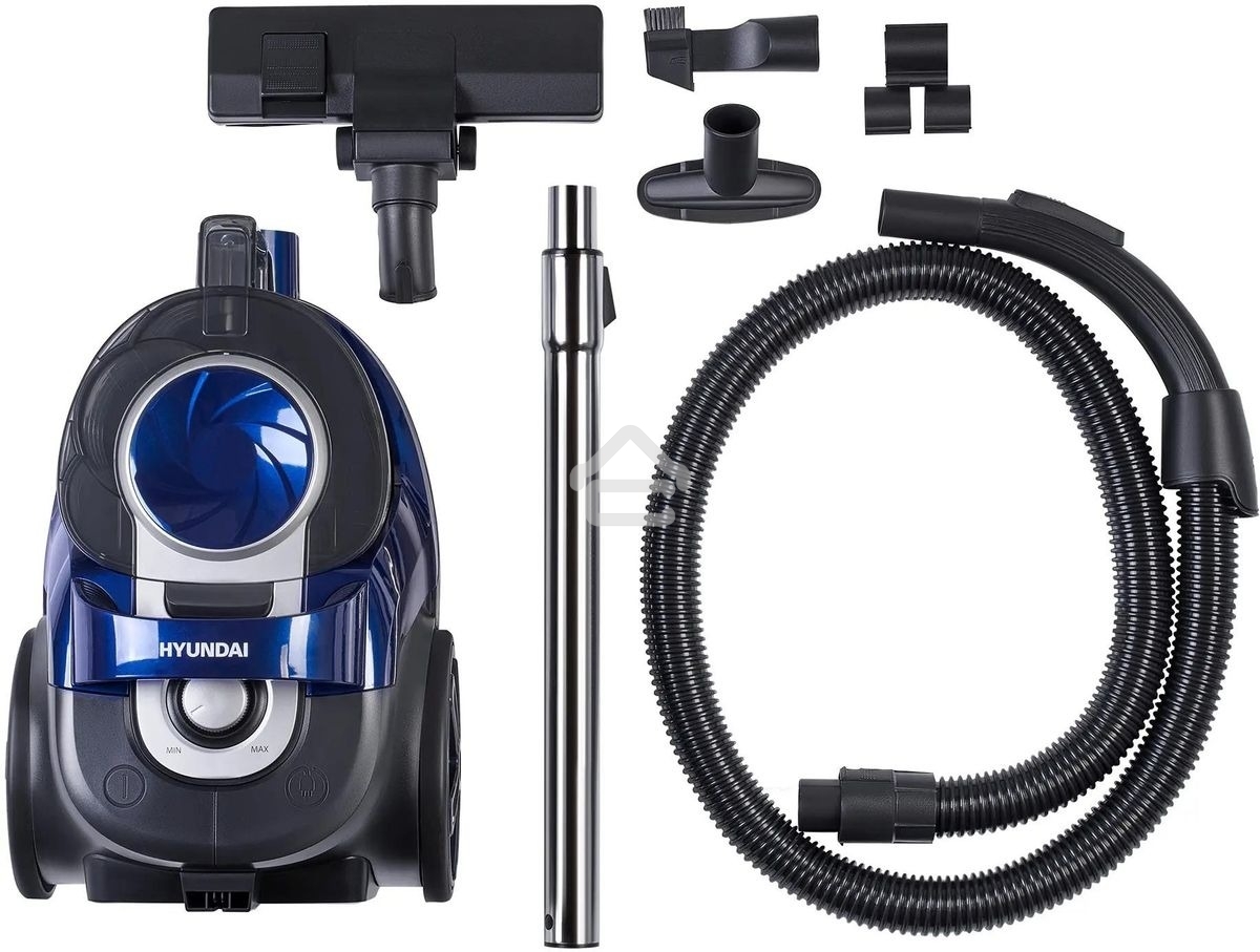 Пылесос Hyundai HYV-C3955 фиолетовый/черный 380/2220Вт, уборка сухая, пылесборник контейнер 1.5 л