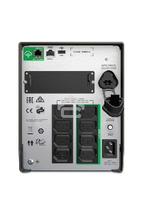 Источник бесперебойного питания APC Smart-UPS 1000VA/700W, Line-Interactive, LCD, Out: 220-240V 8xC13 (4-Switched), SmartSlot, USB, SmartConnect, Black, 1 year warranty (REP: SMT1000I)