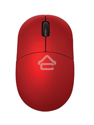 Мышь проводная Qumo Simple Office M92 красный, 1000 dpi, USB, кнопки - 3
