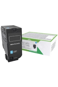 Картридж F+ imaging голубой 12000 стр. для Lexmark CS725, CX725 (аналог 74C5HCE)