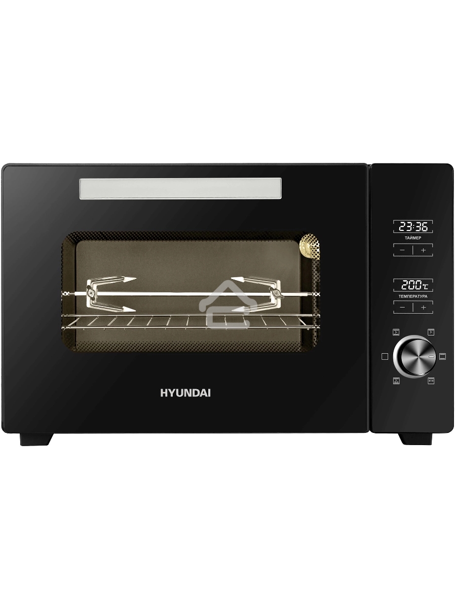 Мини-печь Hyundai MIO-HY100 38л. 1800Вт черный