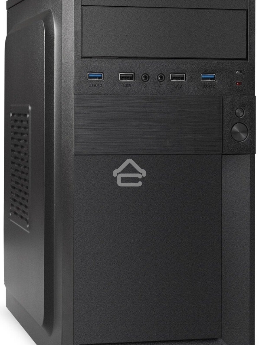 Корпус Minitower ExeGate BAA-105U2-01-AAA350 (mATX, БП AAA350 с вент. 8см, 2*USB+2*USB3.0, аудио, черный)