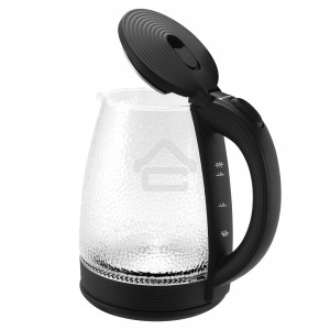 Чайник электрический Vitek VT-7003 1.7 л, 2200 Вт, стекло, черный