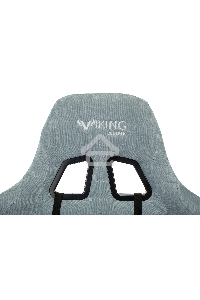 Кресло игровое Бюрократ VIKING KNIGHT LT28 FABRIC серо-голубой крестовина металл/пластик