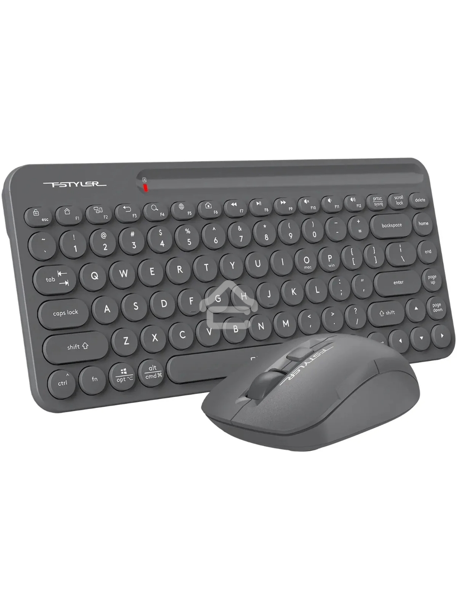 Клавиатура + мышь A4Tech Fstyler FG3200 Air2 клав:серый мышь:серый USB беспроводная slim Multimedia