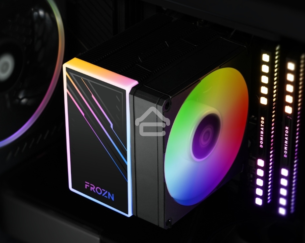 Кулер Cooler ID-Cooling FROZN A400 ARGb черный 92мм алюминий+медь 2200rpm 25.8db 4-pin 180W 123мм