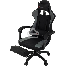 Кресло игровое Zombie Weaver черный/серый