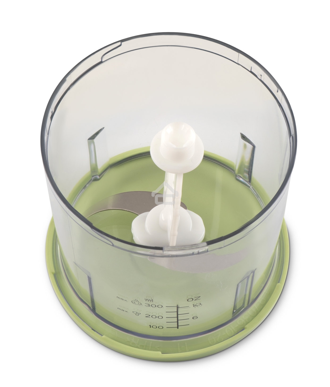 Измельчитель электрический Hyundai HYC-P3128 0.8л. 350Вт салатовый/белый