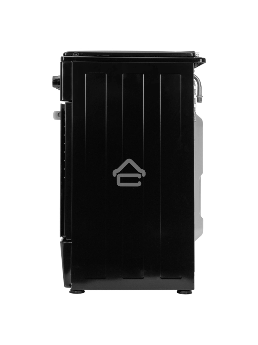 Плита газовая Kraft KF-FSK5301GBL черный, конфорок 4 газовых, духовка 58 л, 50 см x 85.5 см x 55.6 см