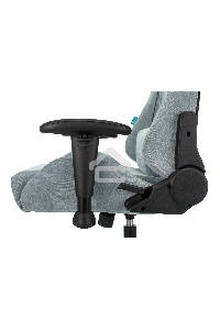Кресло игровое Бюрократ VIKING KNIGHT LT28 FABRIC серо-голубой крестовина металл/пластик